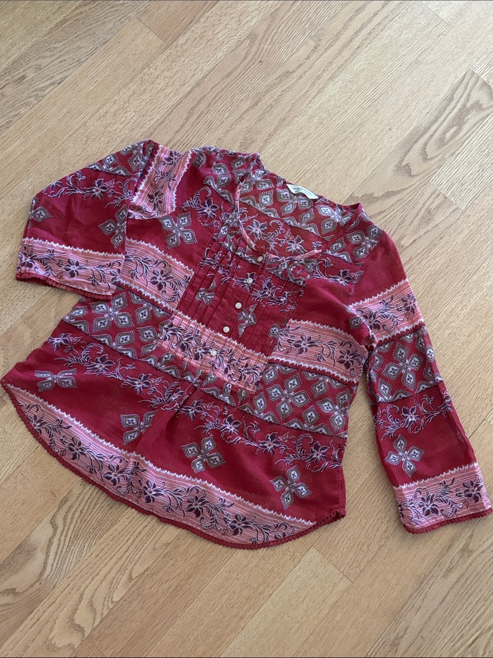 RALPH LAUREN Denim & Supply nwot med 3/4 sleeve blouse